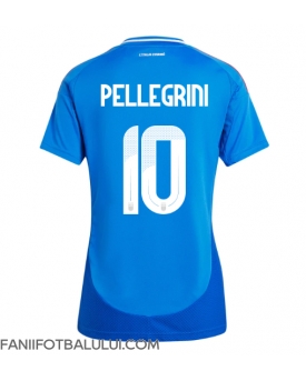 Italia Lorenzo Pellegrini #10 Echipament de Fotbal Replică European 2024 Femei Acasa